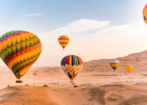 Luxor day trip with hot air balloon ride