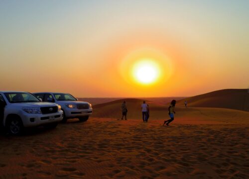 Unique sunset desert safari with Jeep 4X4 in Hurghada