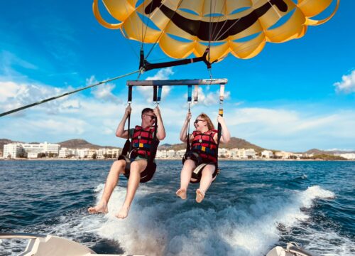 Parasailing for two people